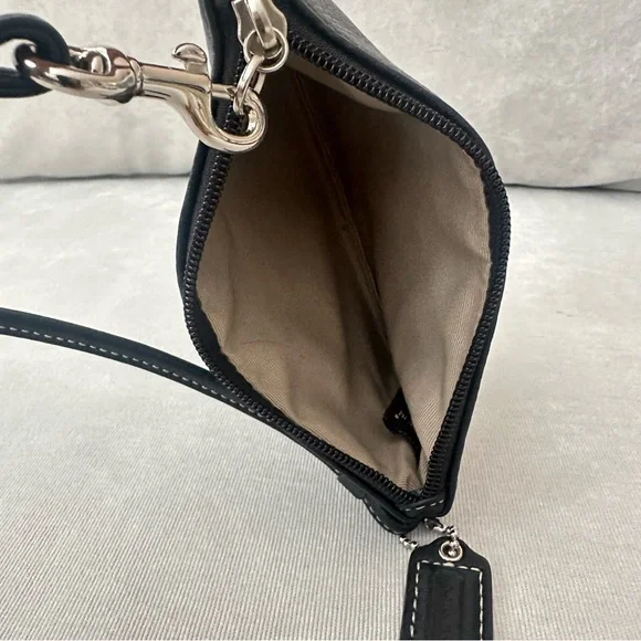 Coach Black Leather Wristlet - Picture 6 of 6